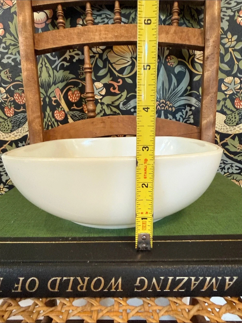 Vintage Pyrex Opal White Square Hostess Serving Bowl 515-B 1.5 quart